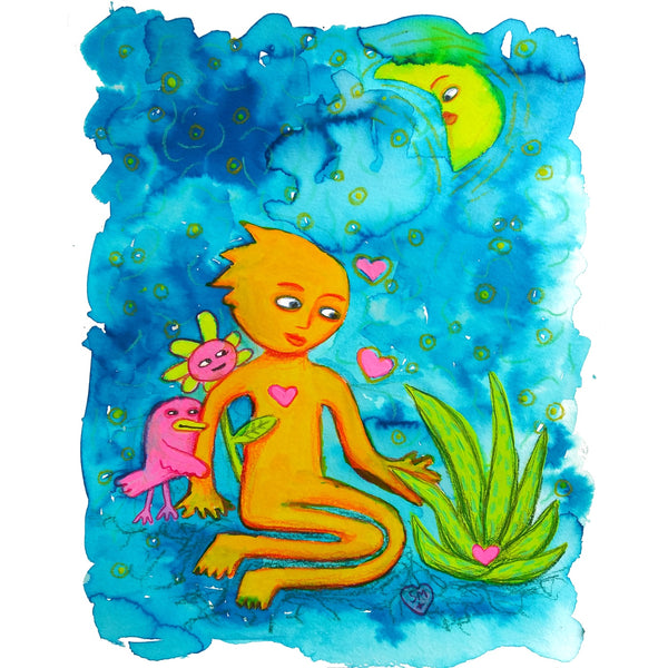 You feared the Universe didn't care; then Aloe came to heal your burned fingers