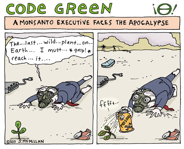 Code Green - editorial cartoons about the environmental emergency