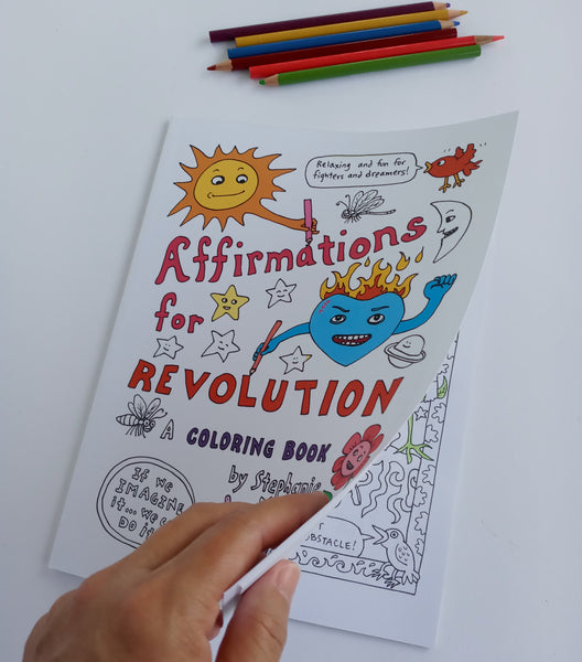 Affirmations for Revolution Coloring Book