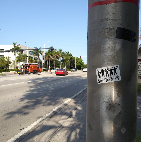 Global Working Class Solidarity stickers