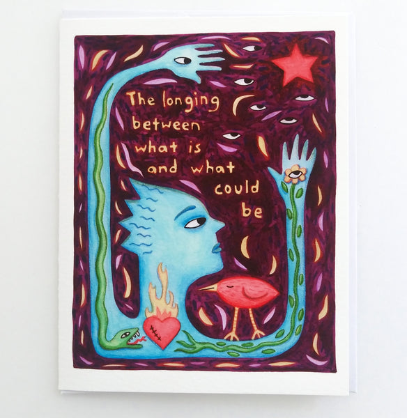 Longing (blank inside)