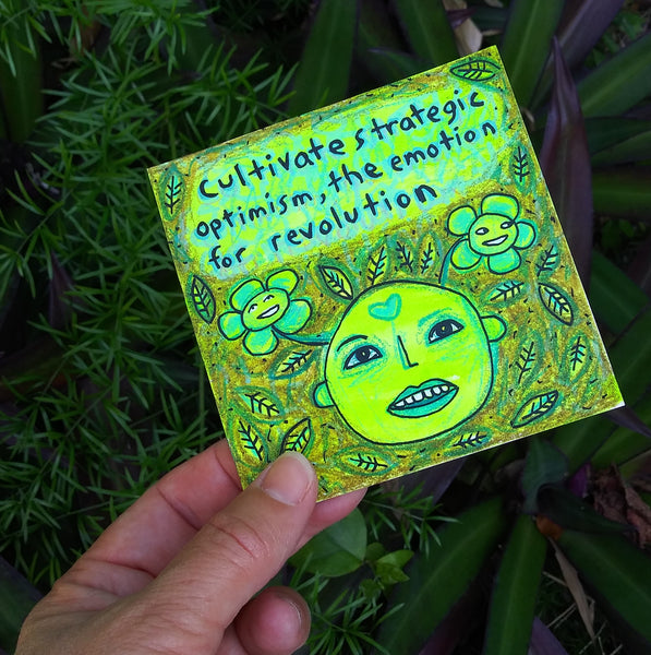 Cultivate Strategic Optimism (mini-drawing)