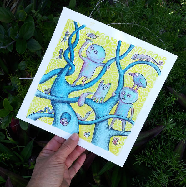 Trees Support Us (original art)
