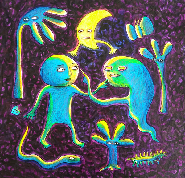 Encounter with the Mystery (original art)