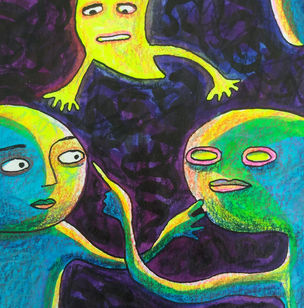 Encounter with the Mystery (original art)
