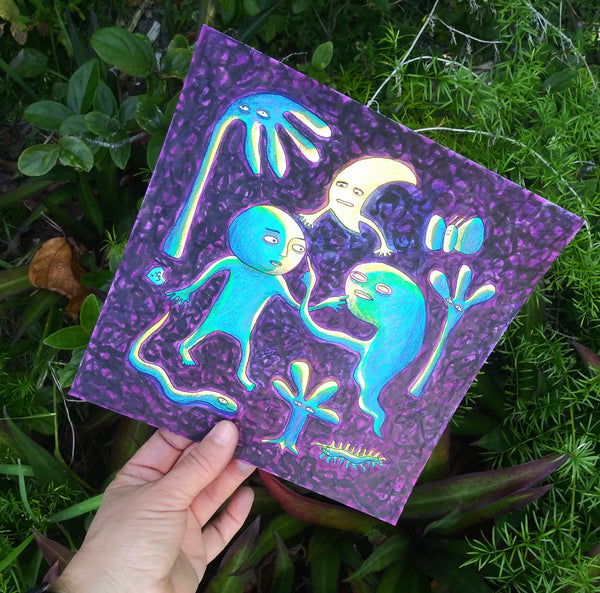 Encounter with the Mystery (original art)
