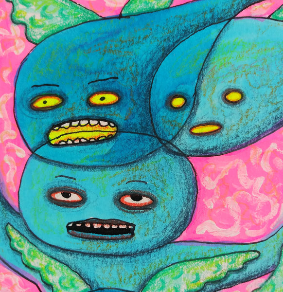 Many Voices Speak Through Each of Us (original art)