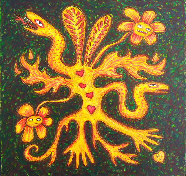 Upheaval/Unfolding (original art)