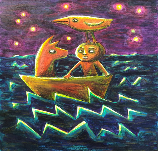 At the Mercy of This Journey (original art)