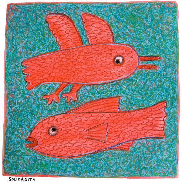 Solidarity / Orange-Aqua