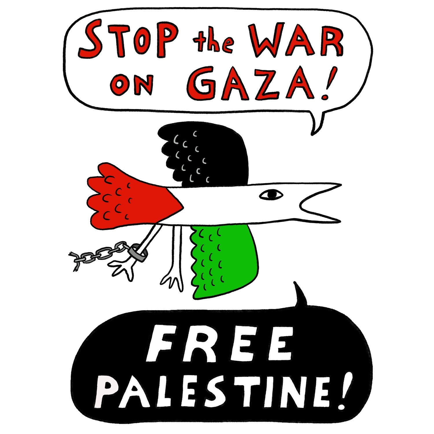 Free Palestine (print it yourself)