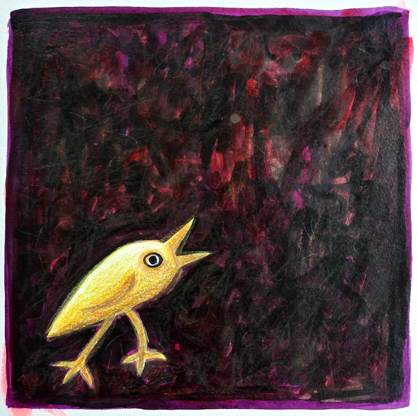 Canary Singing in the Dark (original art)