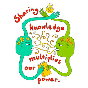 Sharing Knowledge Multiplies Our Power