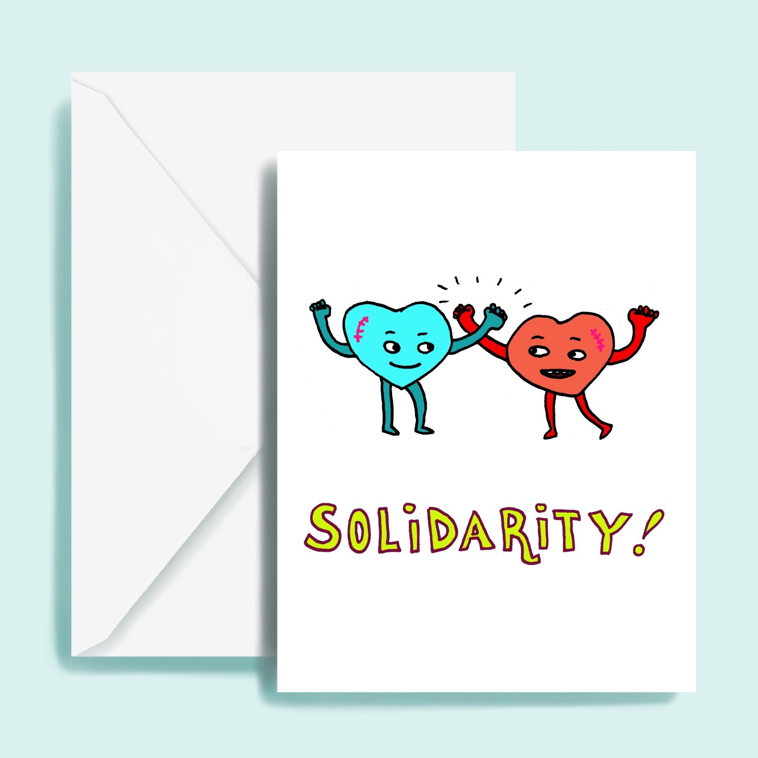 Solidarity / Hearts (blank inside)